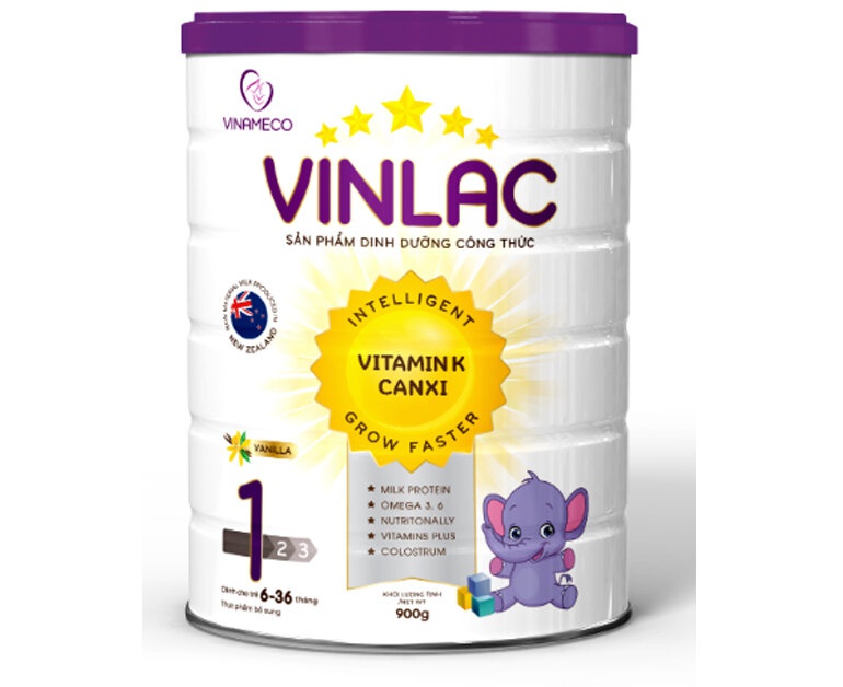 Sữa Vinlac 1 - thực phẩm bổ sung cho bé 6-36 tháng